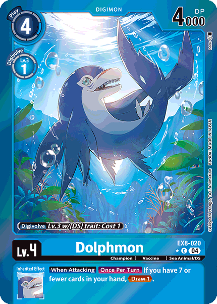 Dolphmon EX8-020 (Limited Common)