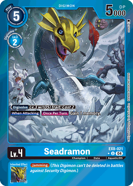 Seadramon EX8-021 (Limited Uncommon)