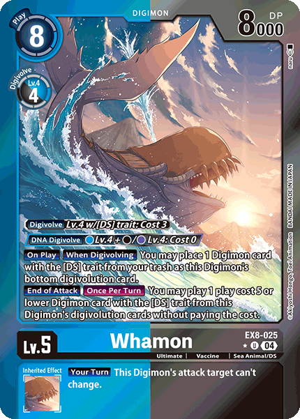 Whamon EX8-025 (Limited Uncommon)