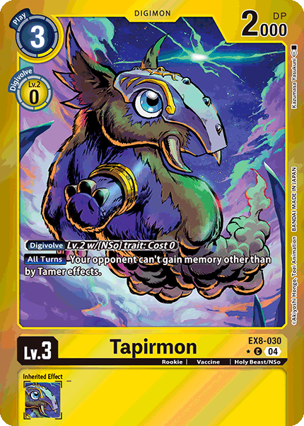 Tapirmon EX8-030 (Limited Common)