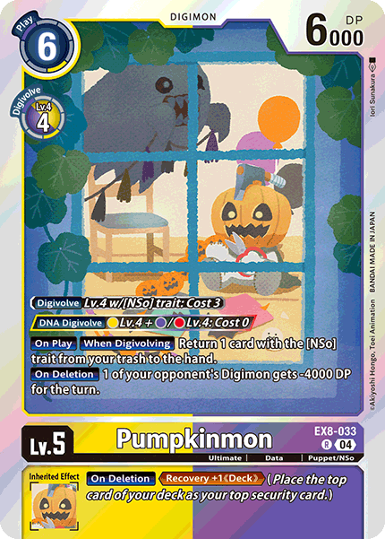 Pumpkinmon EX8-033