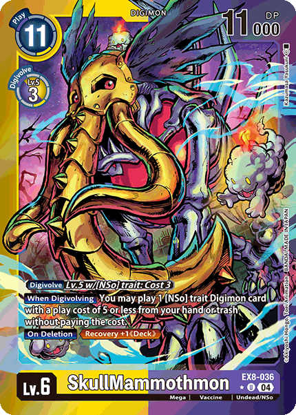 SkullMammothmon EX8-036 (Limited Uncommon)