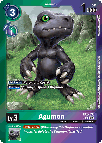 Agumon EX8-038 (Limited Common)