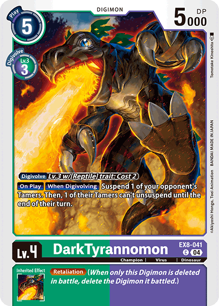 DarkTyrannomon EX8-041