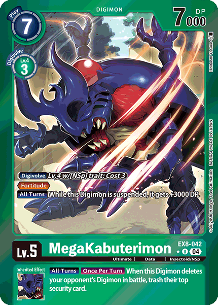 MegaKabuterimon EX8-042 (Limited Uncommon)