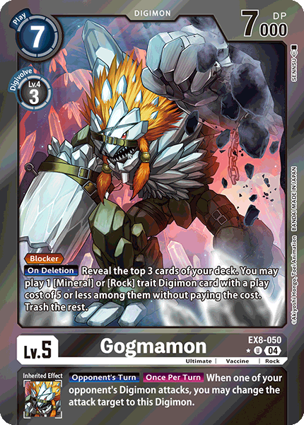 Gogmamon EX8-050 (Limited Uncommon)