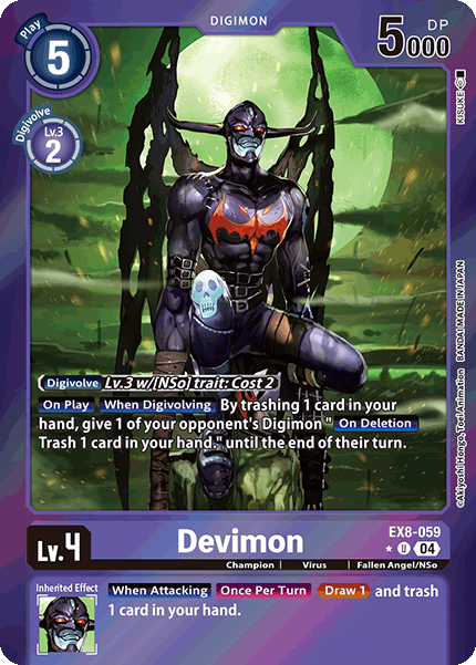 Devimon EX8-059 (Limited Uncommon)