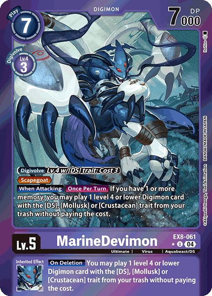 MarineDevimon EX8-061 (Limited Uncommon)