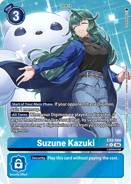 Suzune Kazuki EX8-066 (Alternate Art)