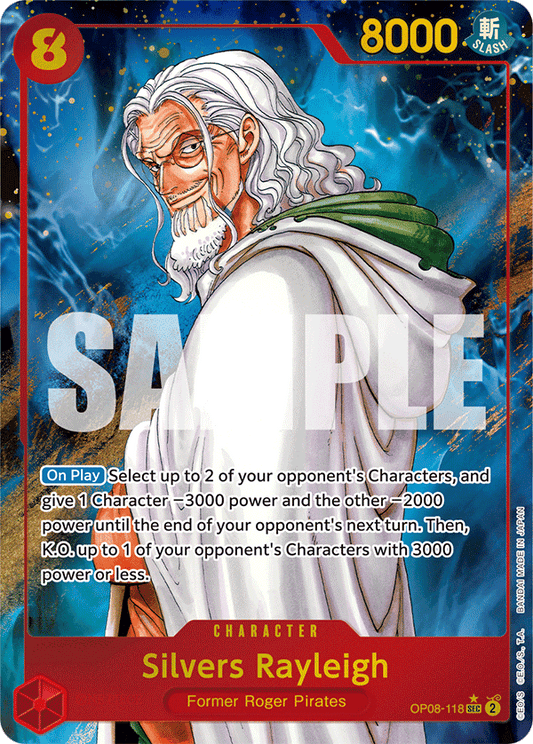 Silvers Rayleigh OP08-118 (Alternate Art)