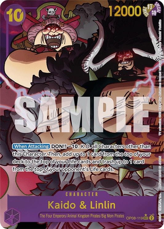 Kaido & Linlin OP08-119 (Alternate Art)