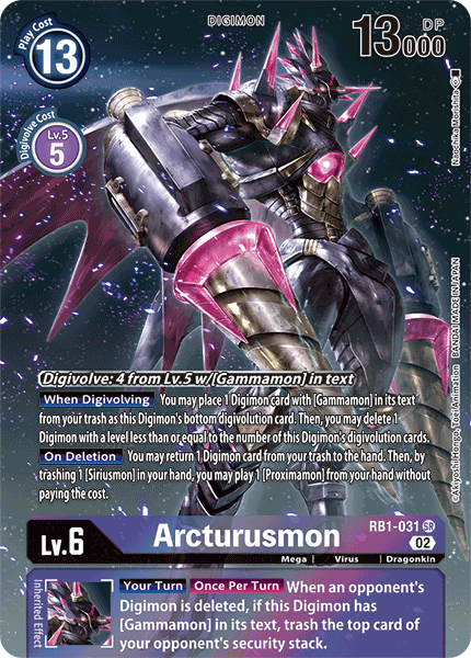 Arcturusmon RB1-031 (Alternate Art)