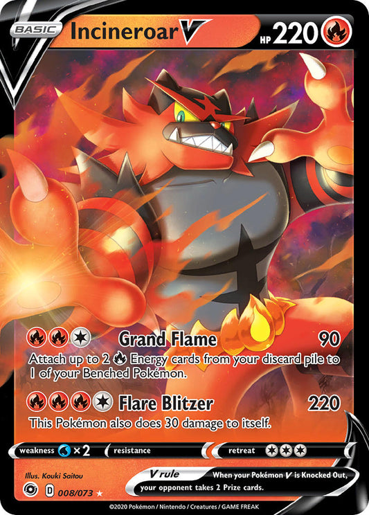 Incineroar V | Champions Path 008/073