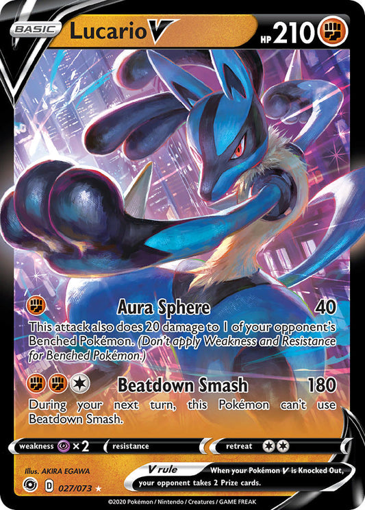 Lucario V | Champions Path 027/073