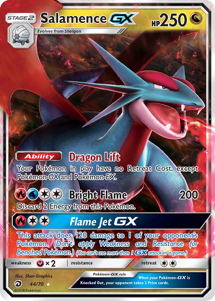 Salamence GX | Dragon Majesty 44/70