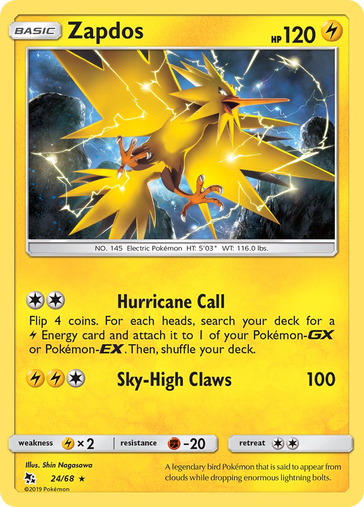 Zapdos | Hidden Fates 24/68