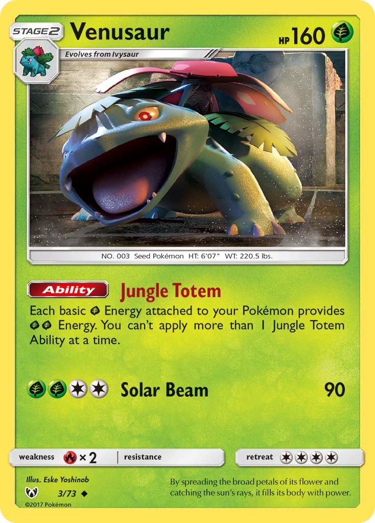 Venasaur | Shining Legends 3/73