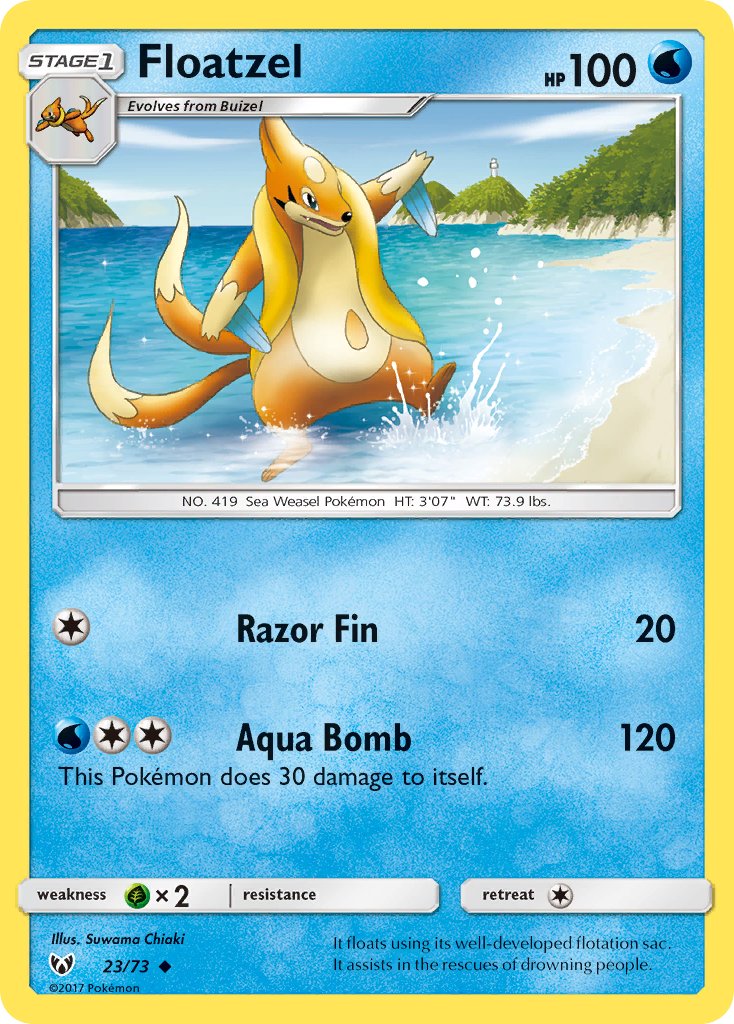 Floatzel | Shining Legends 23/73