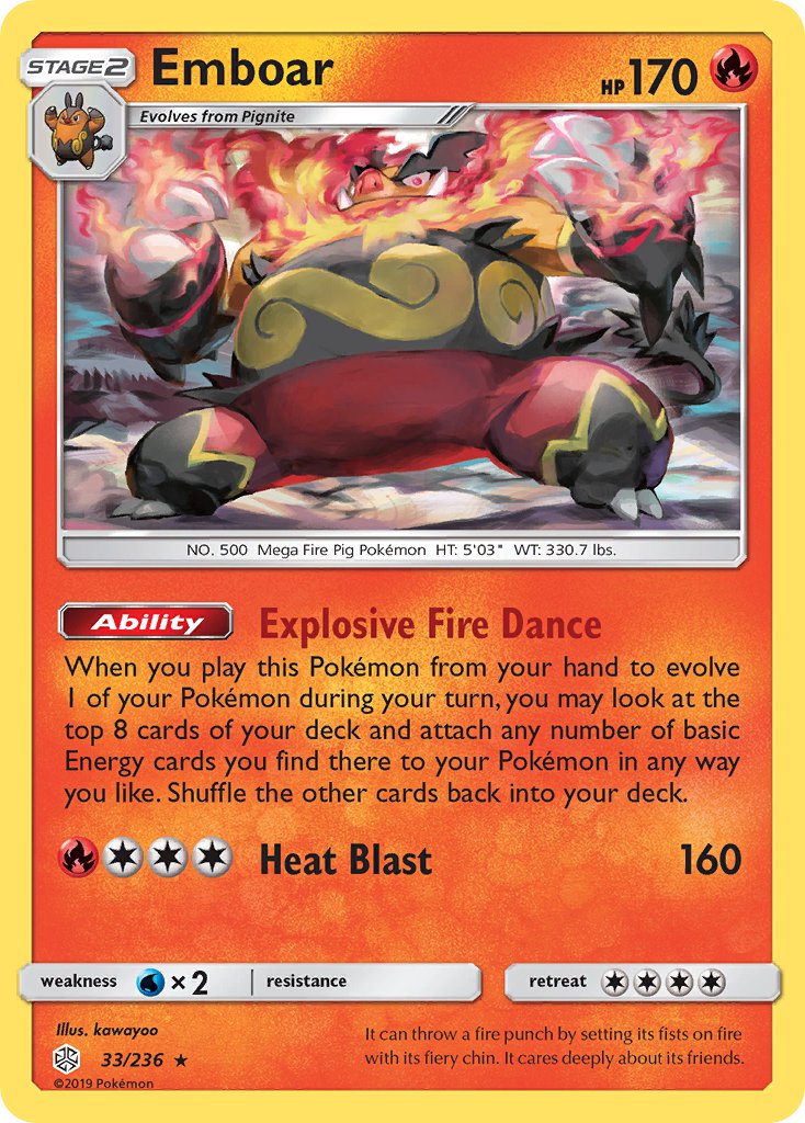 Emboar | Cosmic Eclipse 033/236