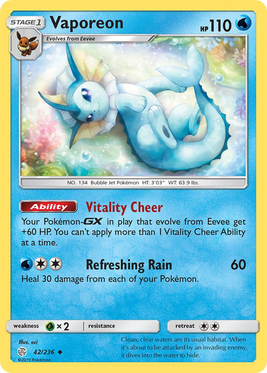 Vaporeon | Cosmic Eclipse 042/236