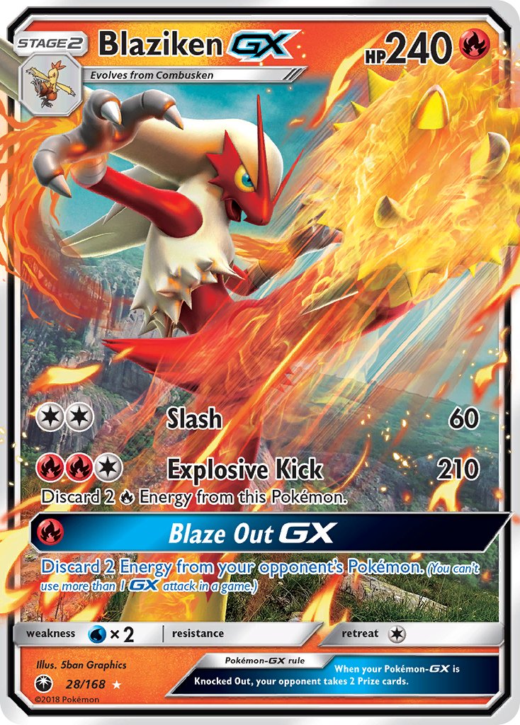 Blaziken GX | Celestial Storm 028/168