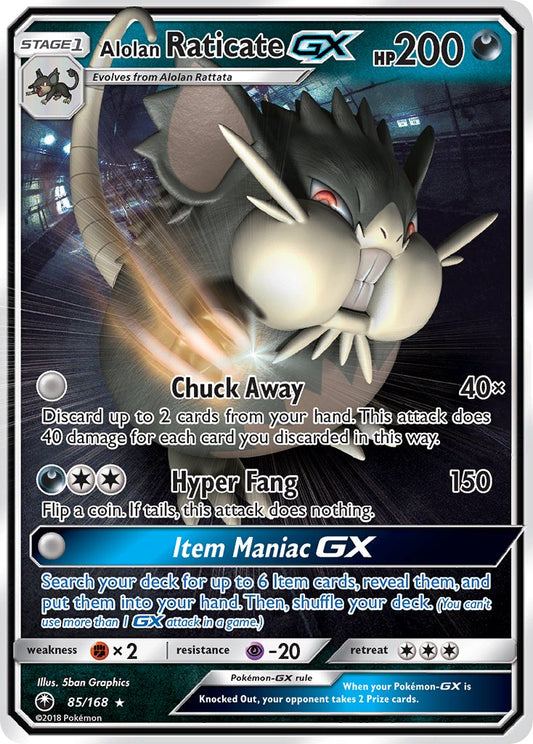 Alolan Raticate GX | Celestial Storm 085/168