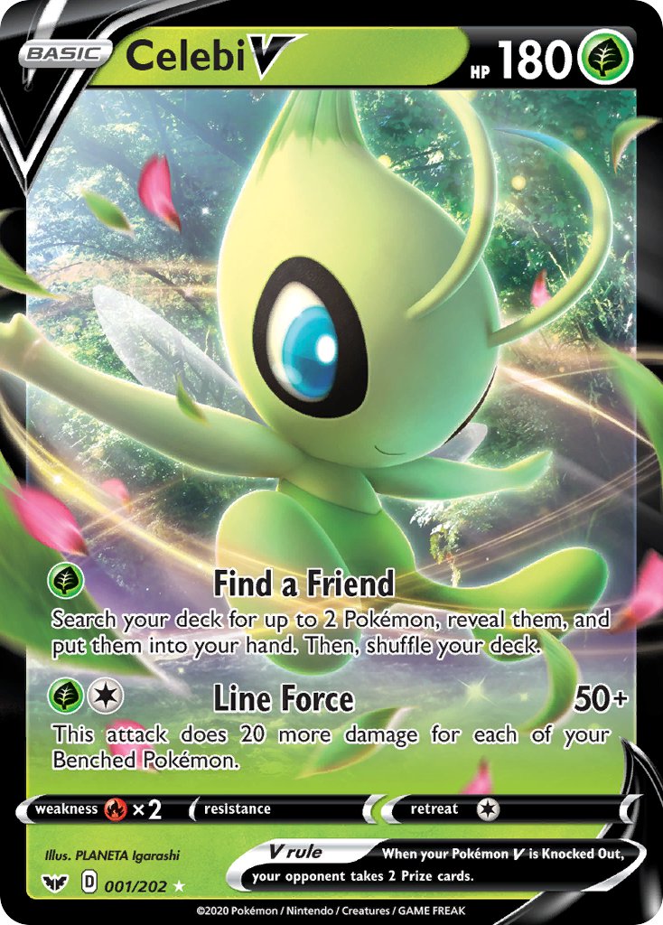 Celebi V | Sword & Shield Base Set 001/202