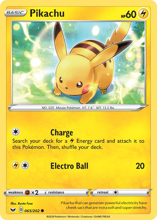 Pikachu | Sword & Shield Base Set 065/202