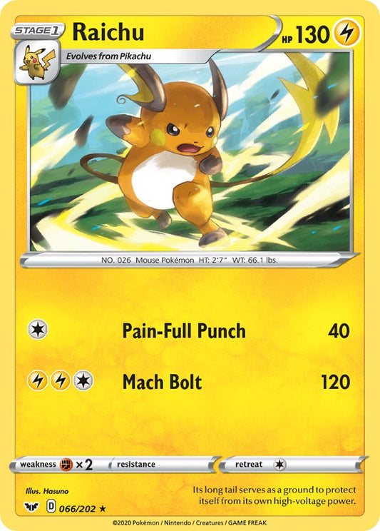 Raichu | Sword & Shield Base Set 066/202