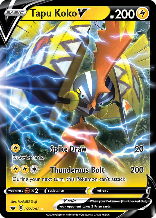 Tapu Koko V | Sword & Shield Base Set 072/202