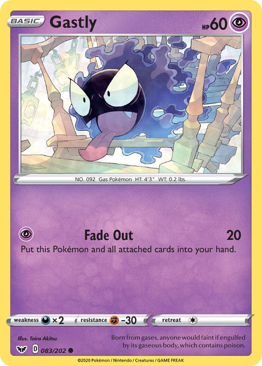 Gastly | Sword & Shield Base Set 083/202