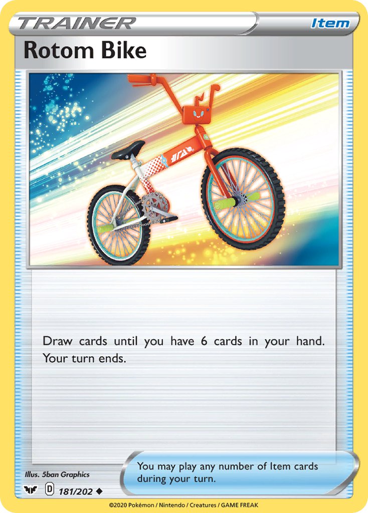 Rotom Bike | Sword & Shield Base Set 181/202