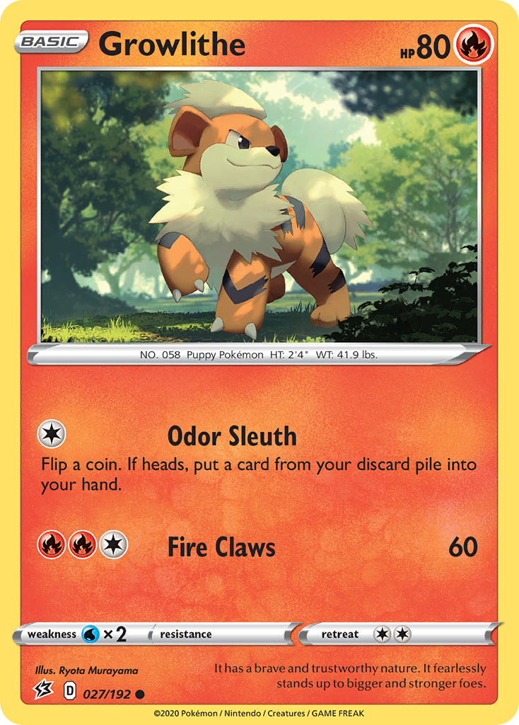 Growlithe | Rebel Clash 027/192