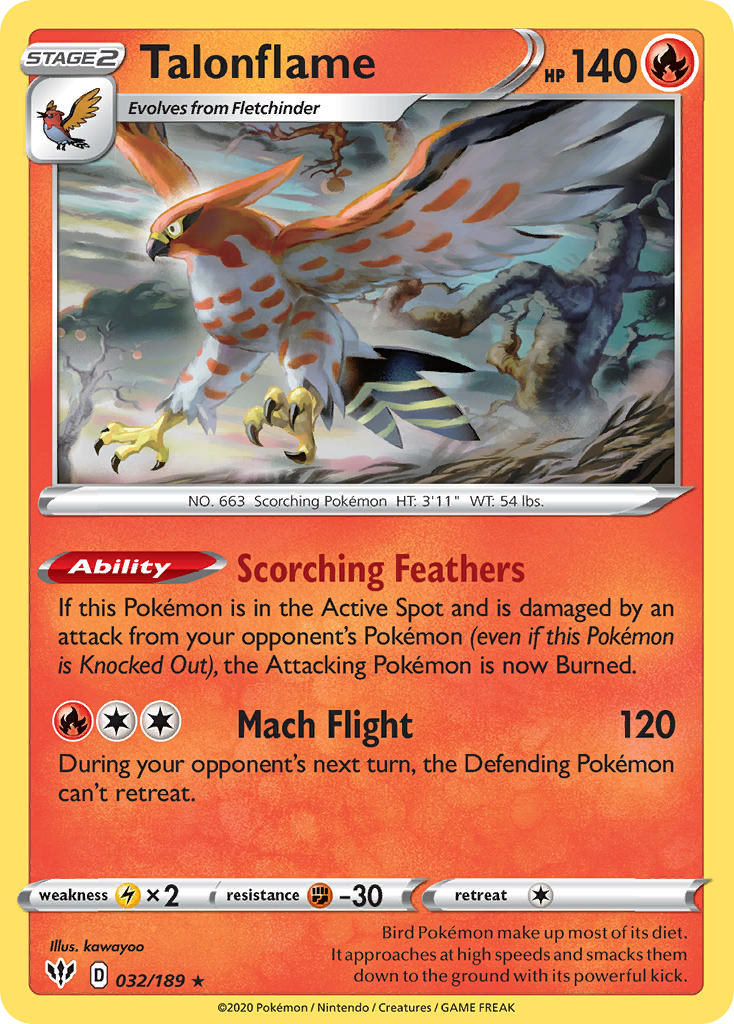 Talonflame | Darkness Ablaze 032/189