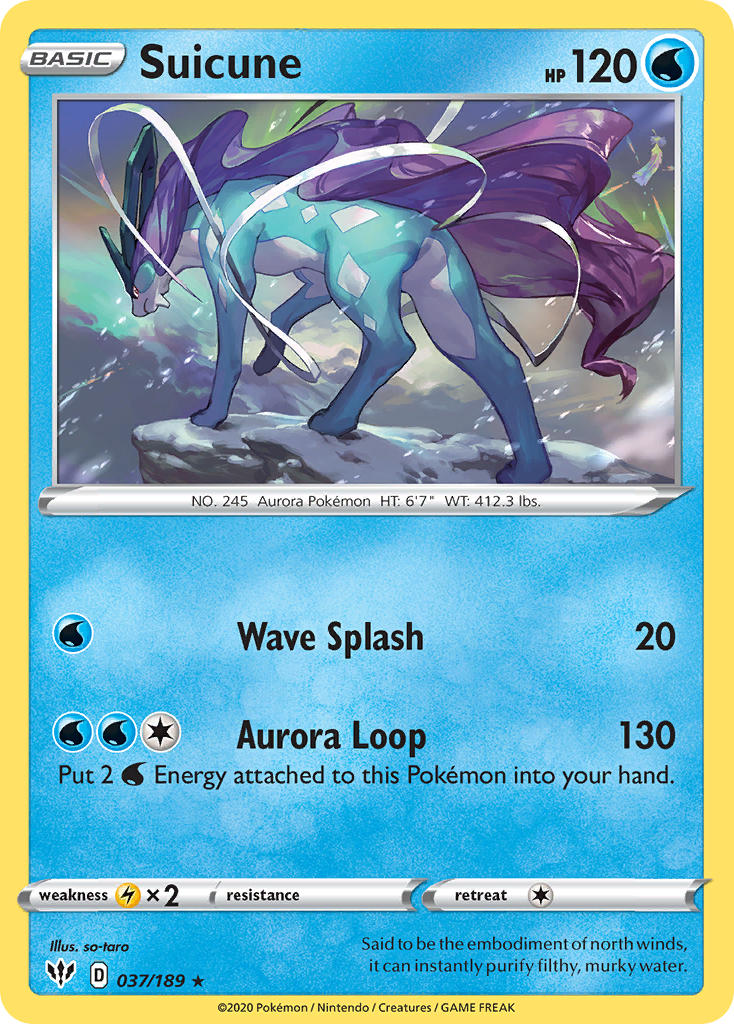 Suicune | Darkness Ablaze 037/189