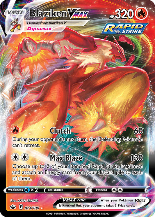 Blaziken VMax | Chilling Reign 021/198