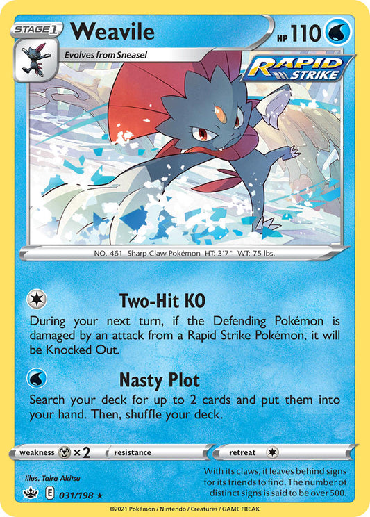 Weavile | Chilling Reign 031/198