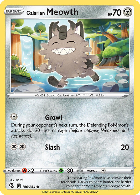 Galarian Meowth | Fusion Strike 180/264