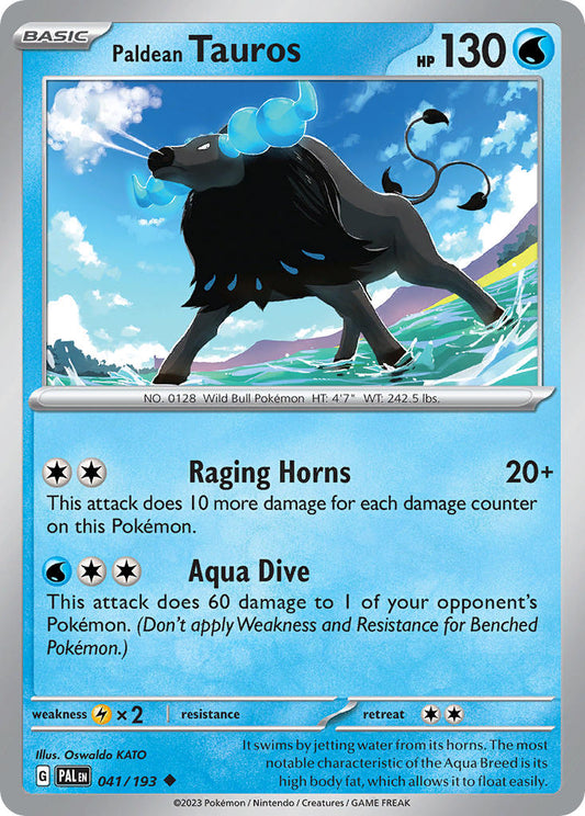 Paldean Tauros | Paldea Evolved 041/193