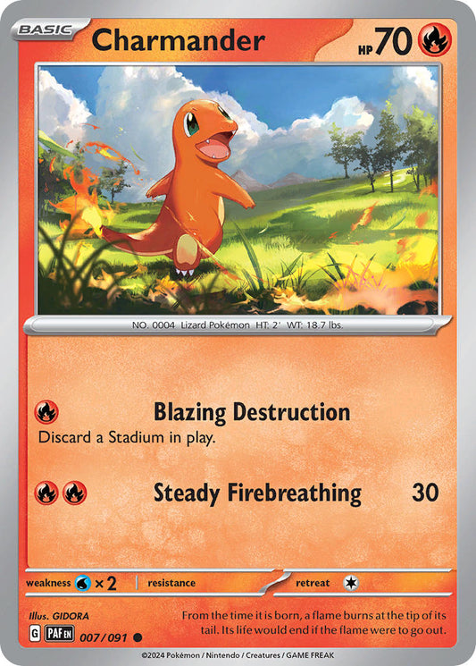 Charmander | Paldean Fates 07/91