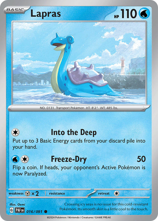 Lapras | Paldean Fates 16/91