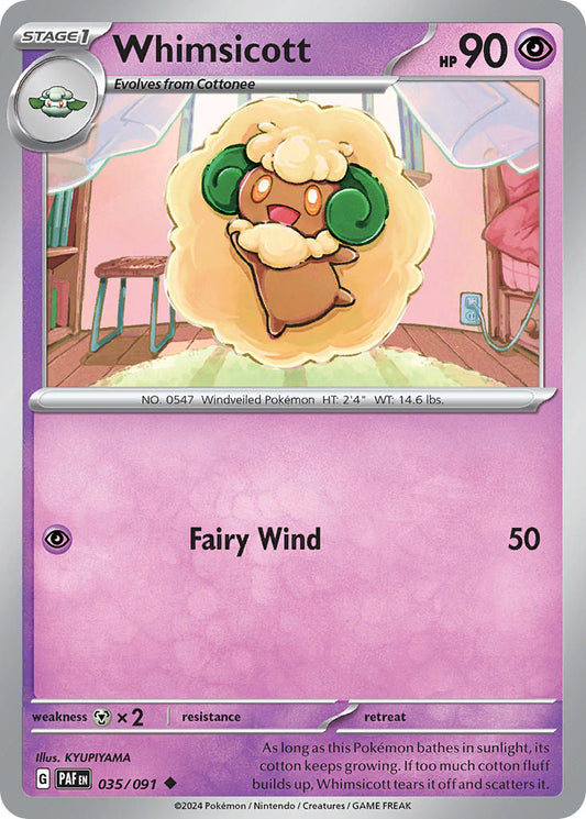 Whimsicott | Paldean Fates 35/91