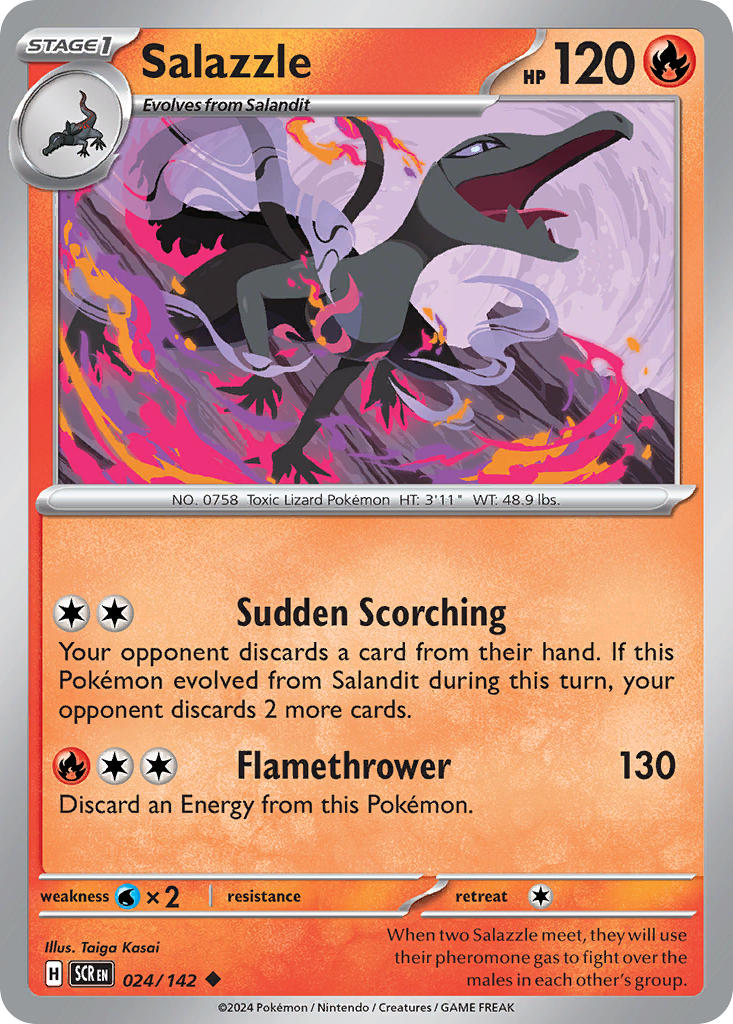 Salazzle | Stellar Crown 024/142