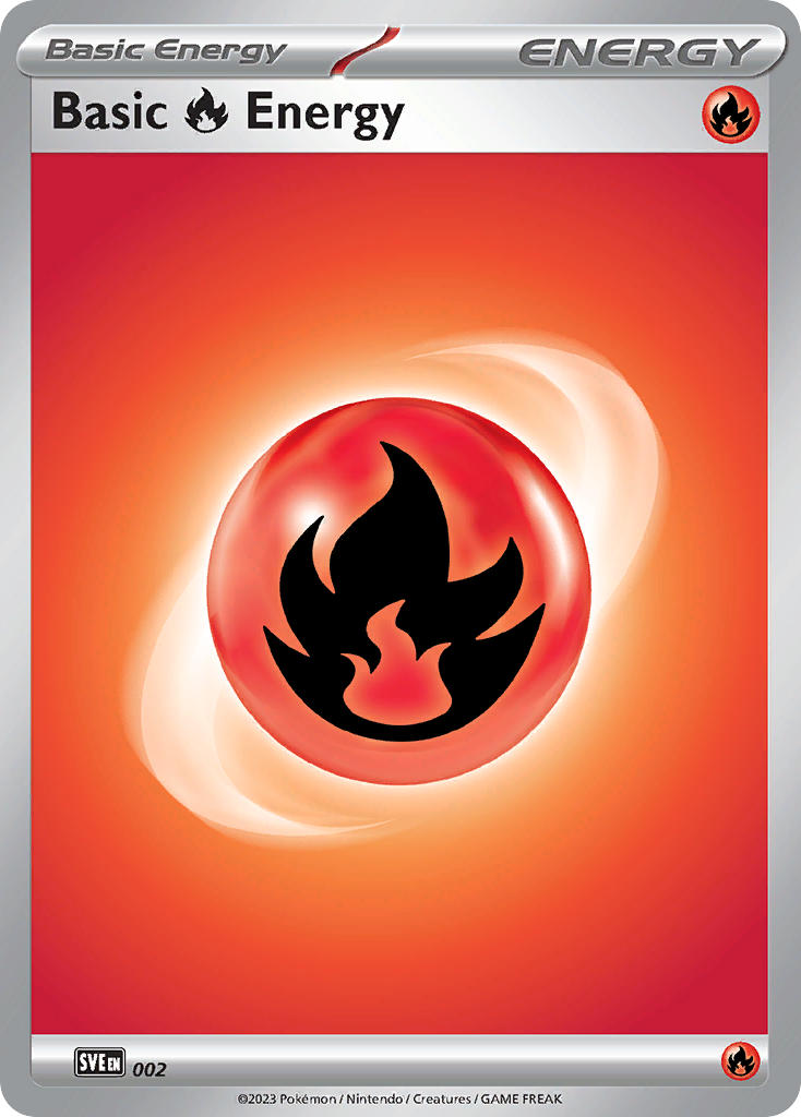 Fire Energy - Scarlet & Violet | Pokemon Energy 2/8