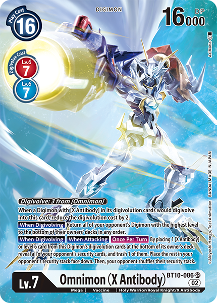 Omnimon (X Antibody) BT10-086 (Alternate Art)