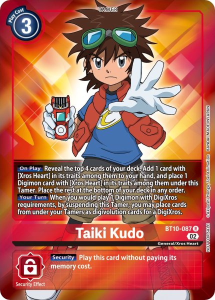 Taiki Kudo BT10-087 (Alternate Art)