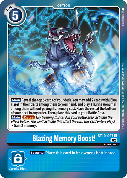 Blazing Memory Boost! BT10-097