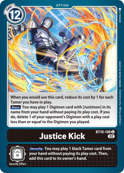 Justice Kick BT10-106