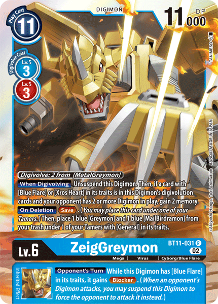 ZeigGreymon BT11-031