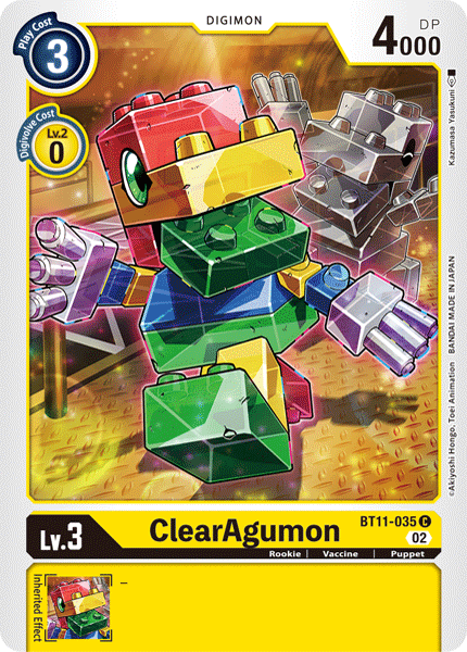 ClearAgumon BT11-035